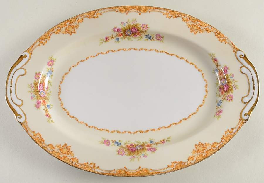 Coronet 12" Oval Serving Platter by Aladdin-1