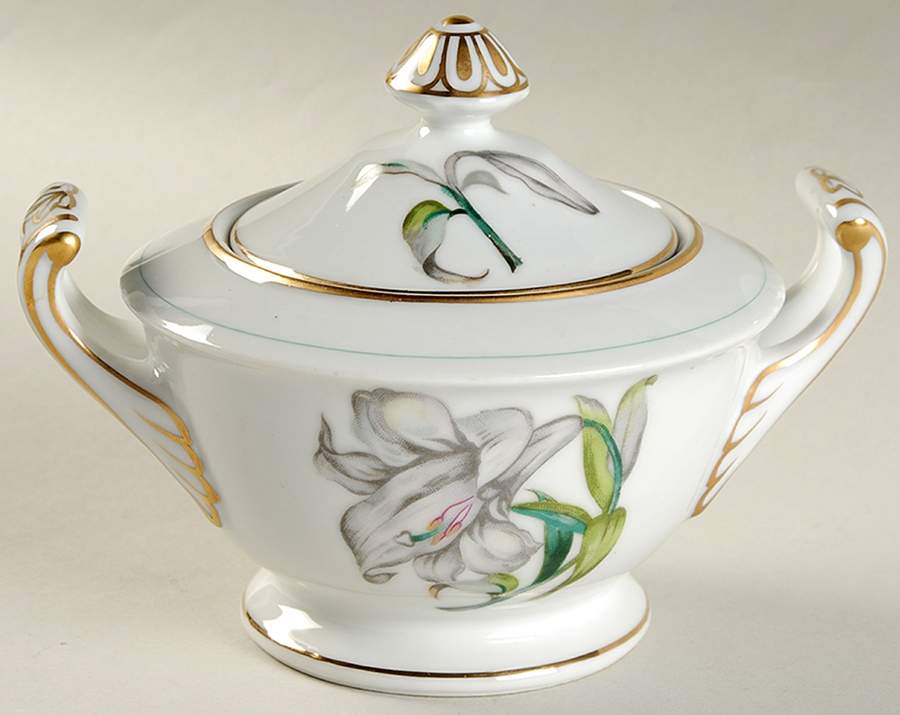 Donna Lily Sugar Bowl & Lid by Aladdin-1