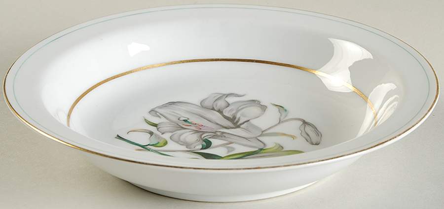 Donna Lily Rim Soup Bowl by Aladdin-1
