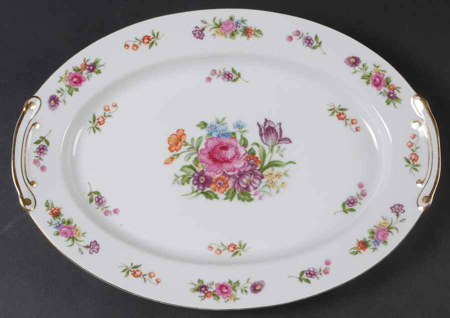 Dresdenia 14" Oval Serving Platter by Aladdin-1