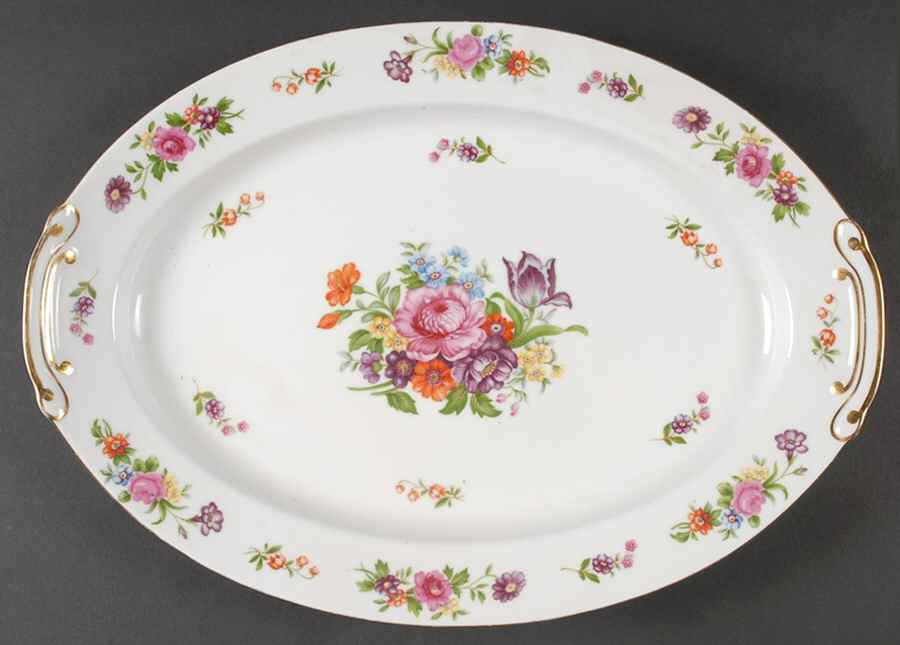 Dresdenia 16" Oval Serving Platter by Aladdin-1