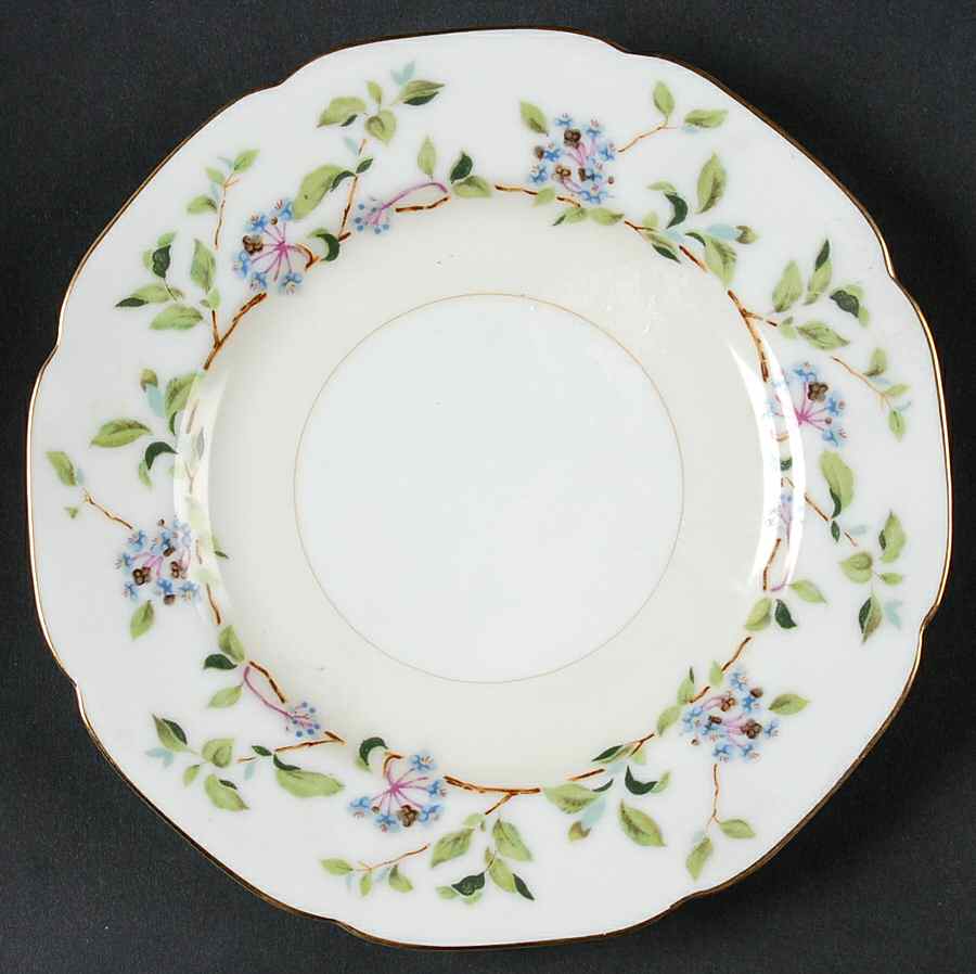 Forget Me Not Bread & Butter Plate by Aladdin-1