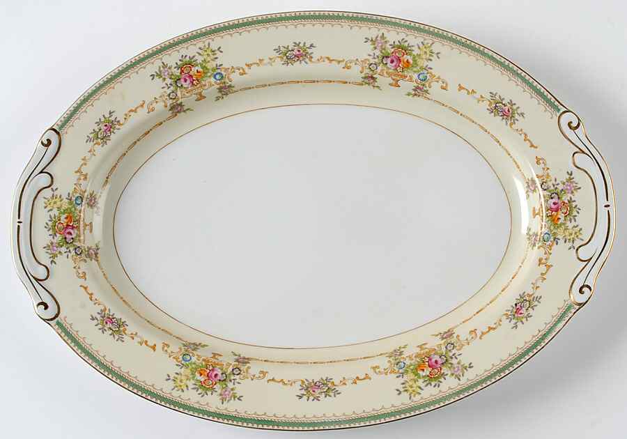 Minuet 14" Oval Serving Platter by Aladdin-1