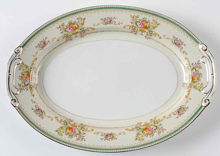 Minuet 11" Oval Serving Platter by Aladdin-1