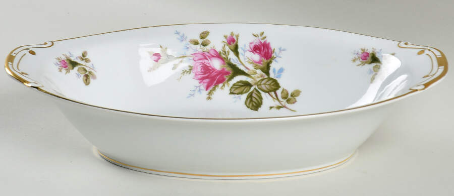 Moss Rose 11" Oval Vegetable Bowl by Aladdin-1