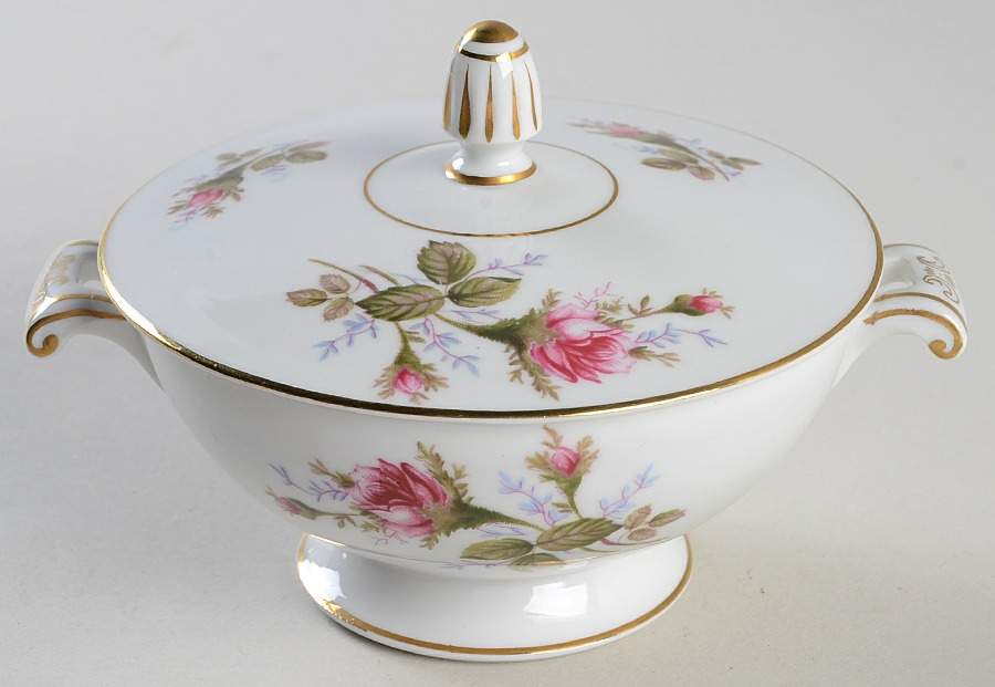 Moss Rose Sugar Bowl & Lid by Aladdin-1