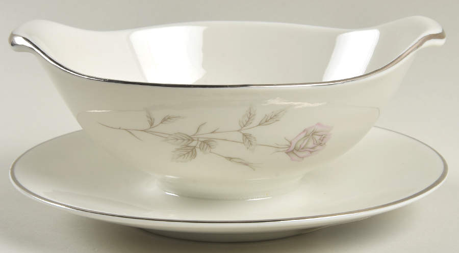 Promise Round Gravy Boat/Attached Underplate by Aladdin - USA-1