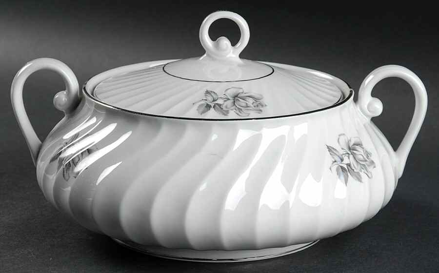Spring Rose Round Covered Vegetable by Aladdin-1