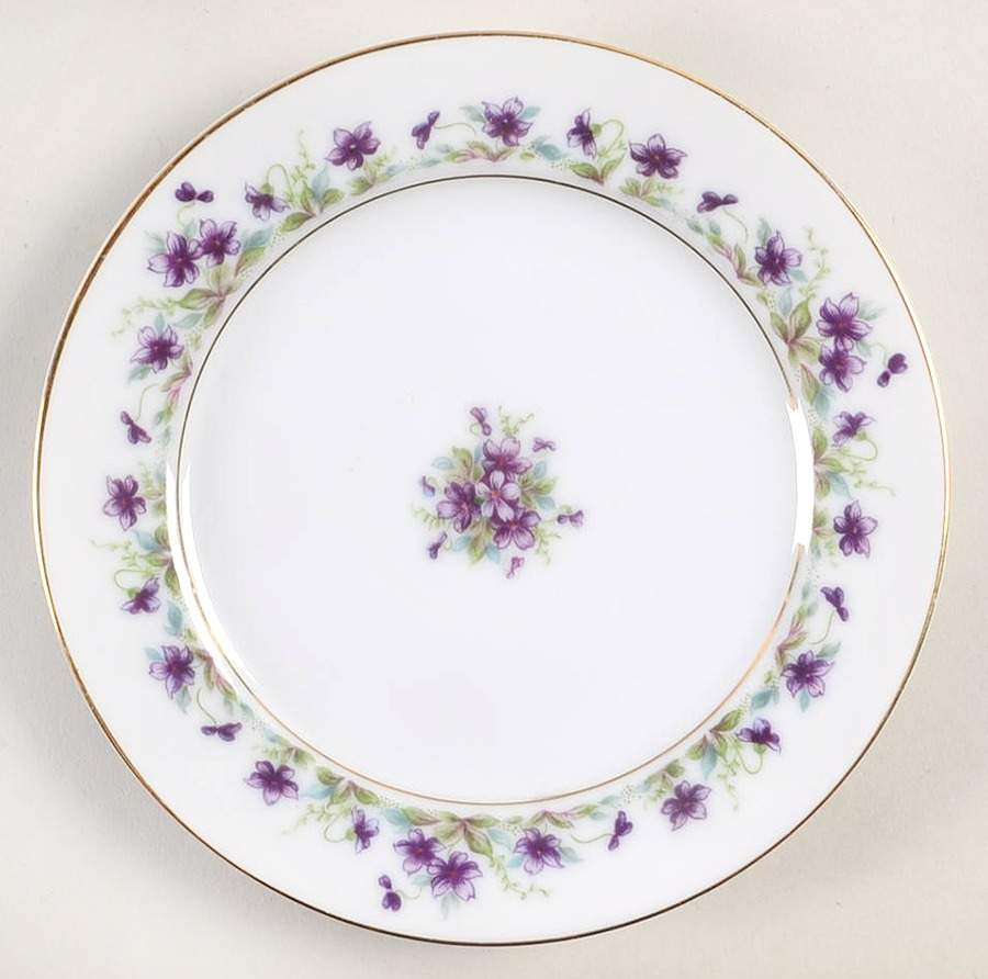 Violet Bread & Butter Plate by Aladdin-1