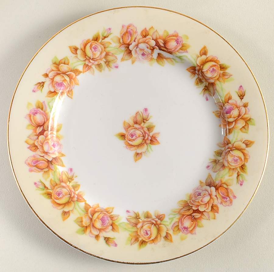 Woodrose Bread & Butter Plate by Aladdin-1