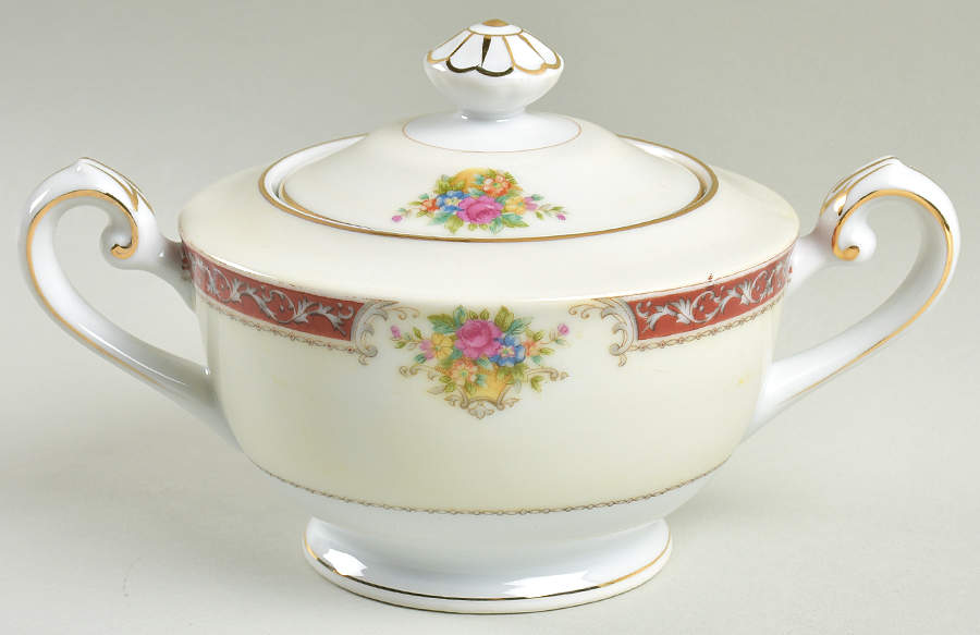 ALB1 Sugar Bowl & Lid by Albion-Japan-1