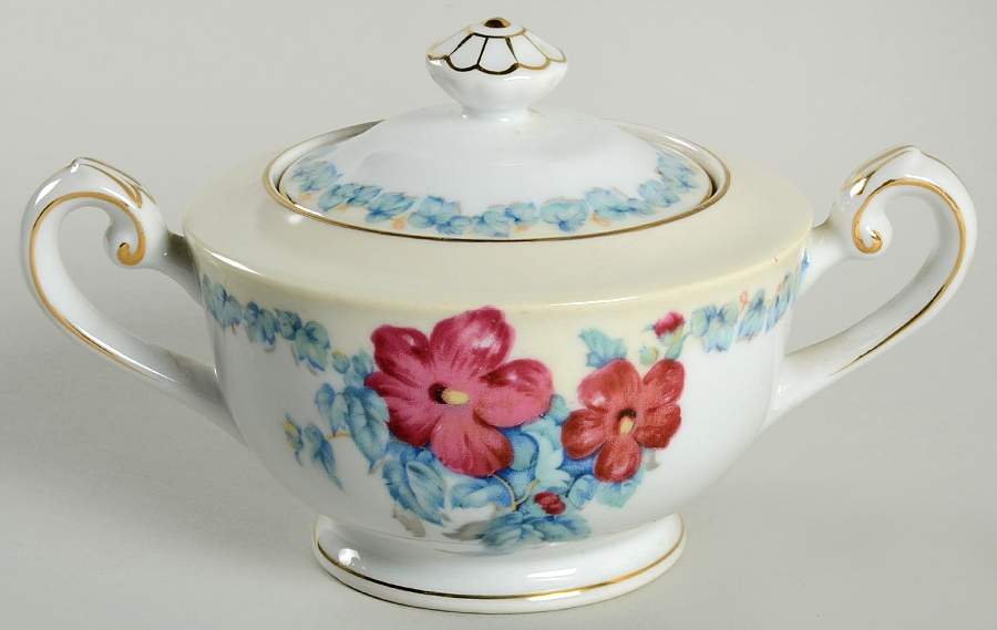 ALB5 Sugar Bowl & Lid by Albion-Japan-1