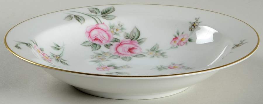 Wild Rose Rim Soup Bowl by Albion-Japan-1