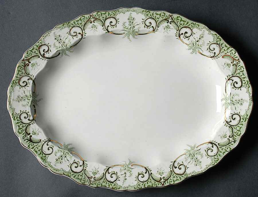 Alma 12" Oval Serving Platter by Henry Alcock-1