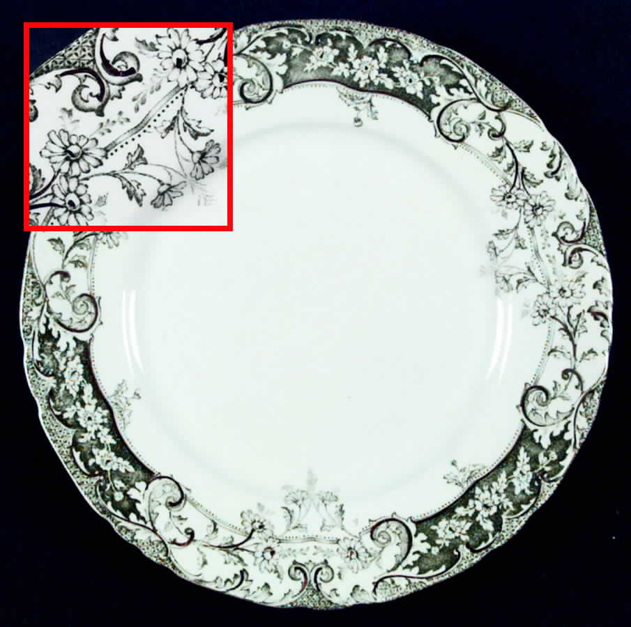 Manhattan Green Dinner Plate by Henry Alcock-1
