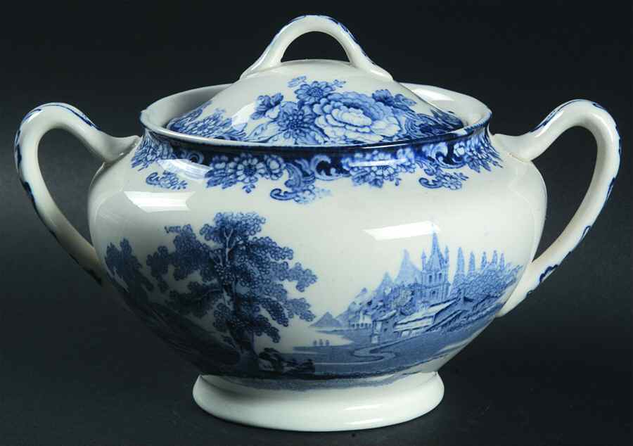 Kenilworth Sugar Bowl & Lid by Allerton's-1