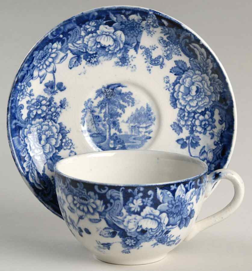 Kenilworth Flat Cup & Saucer Set by Allerton's-1