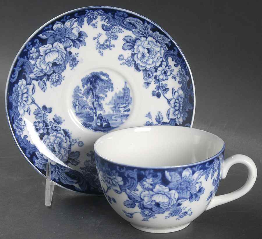 Kenilworth Oversized Cup & Saucer Set by Allerton's-1