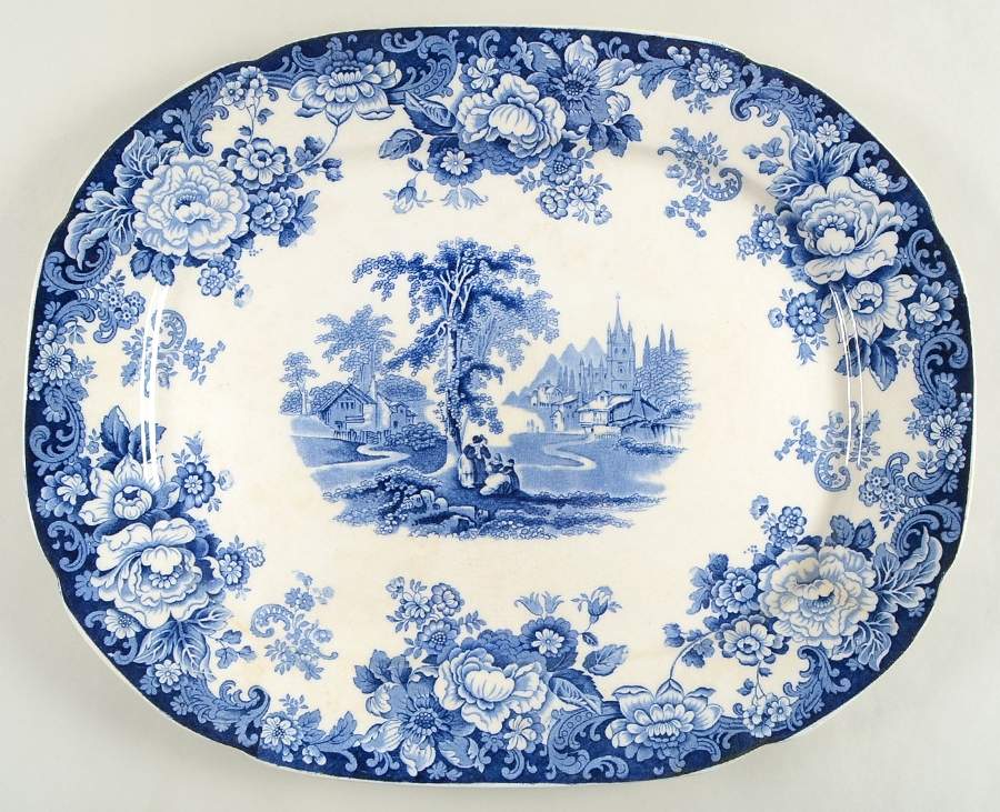 Kenilworth 15" Oval Serving Platter by Allerton's-1