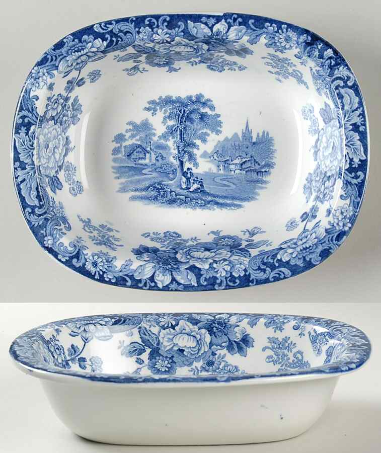 Kenilworth 8" Oval Vegetable Bowl by Allerton's-1