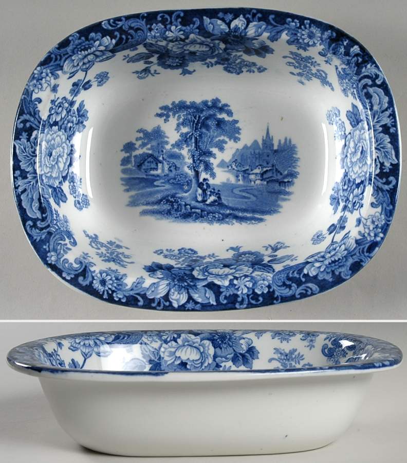 Kenilworth 9" Oval Vegetable Bowl by Allerton's-1