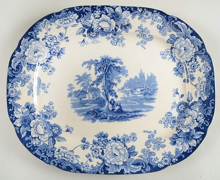 Kenilworth 13" Oval Serving Platter by Allerton's-1