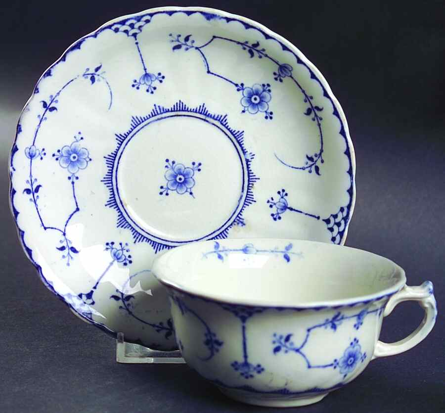 Stockholm Flat Cup & Saucer Set by Allerton's-1