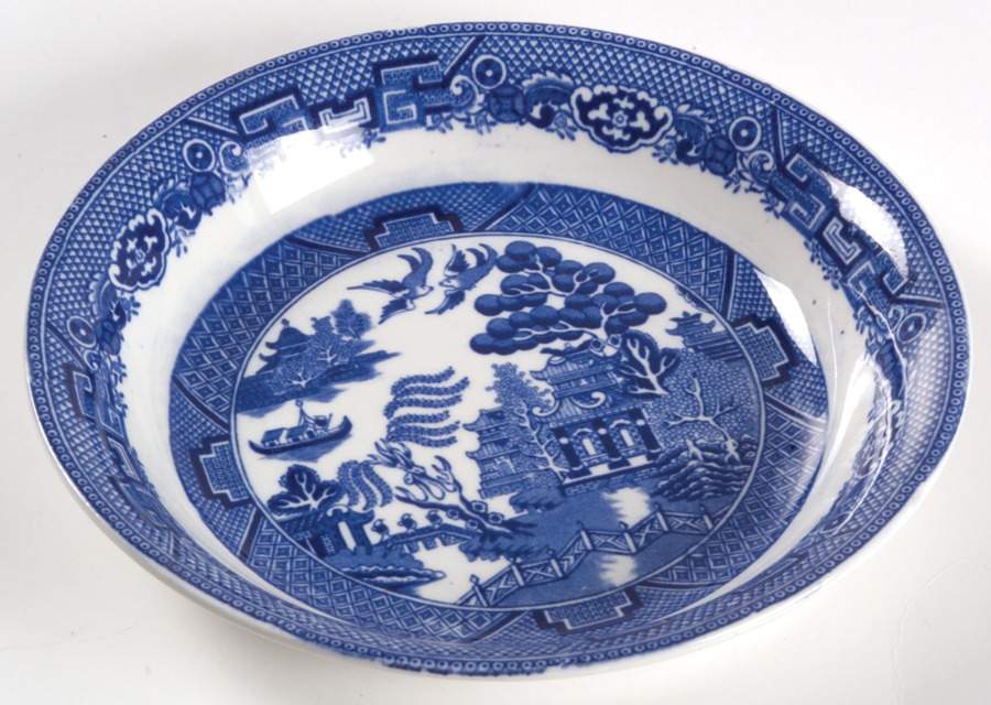 Willow Blue (Smooth) Large Coupe Soup Bowl by Allerton's-1