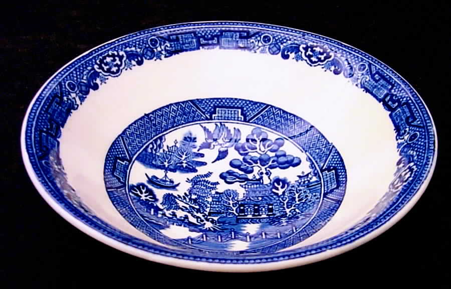 Willow Blue (Smooth) Coupe Cereal Bowl by Allerton's-1