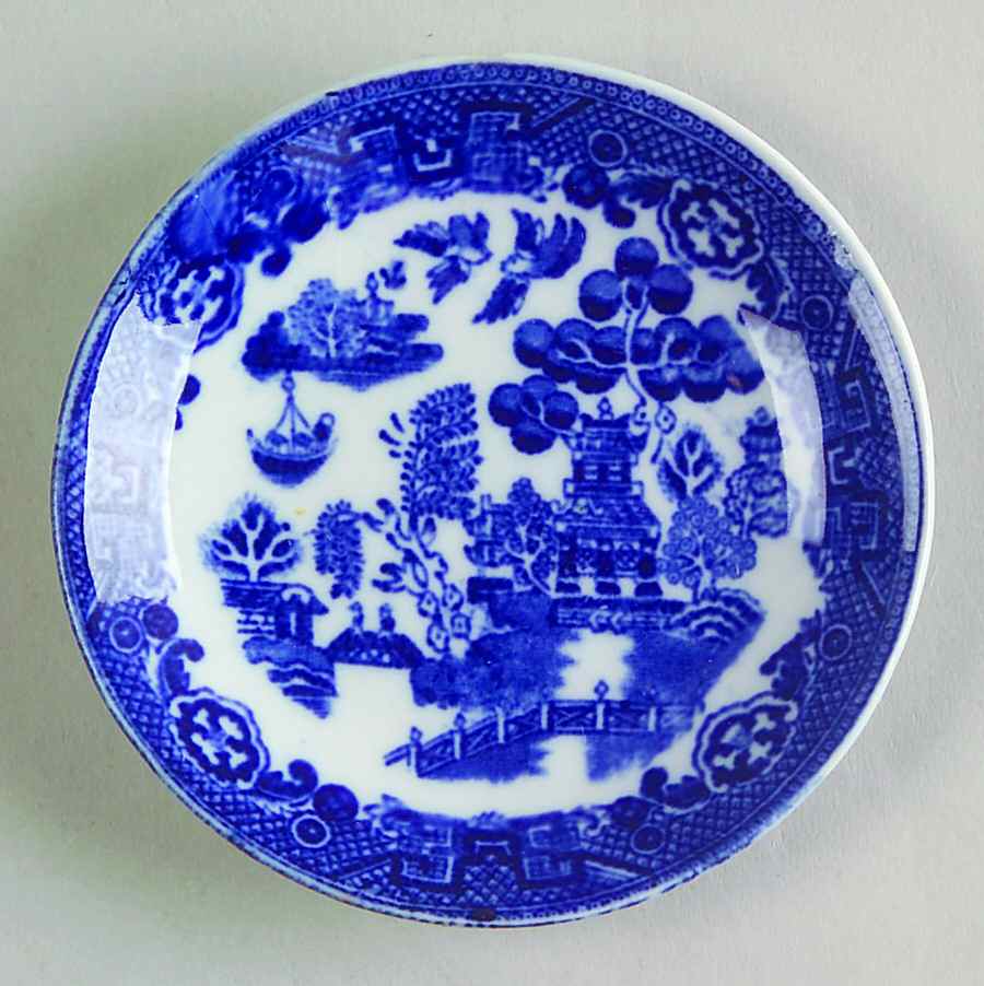 Willow Blue (Smooth) Butter Pat by Allerton's-1