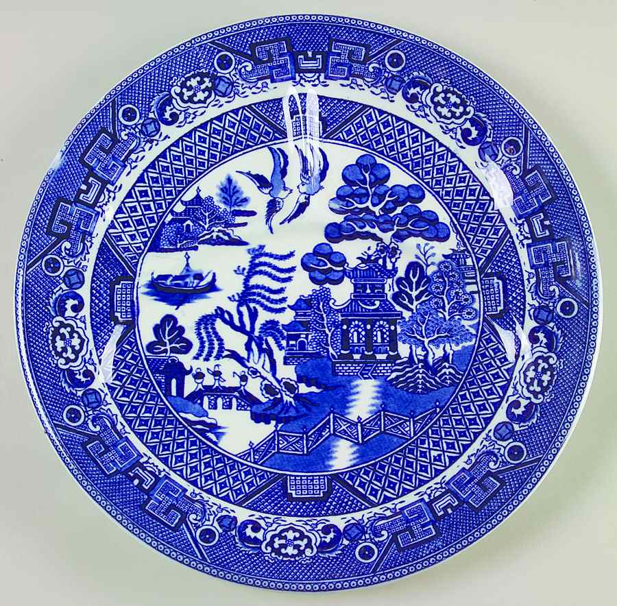Willow Blue (Smooth) Grill Plate by Allerton's-1