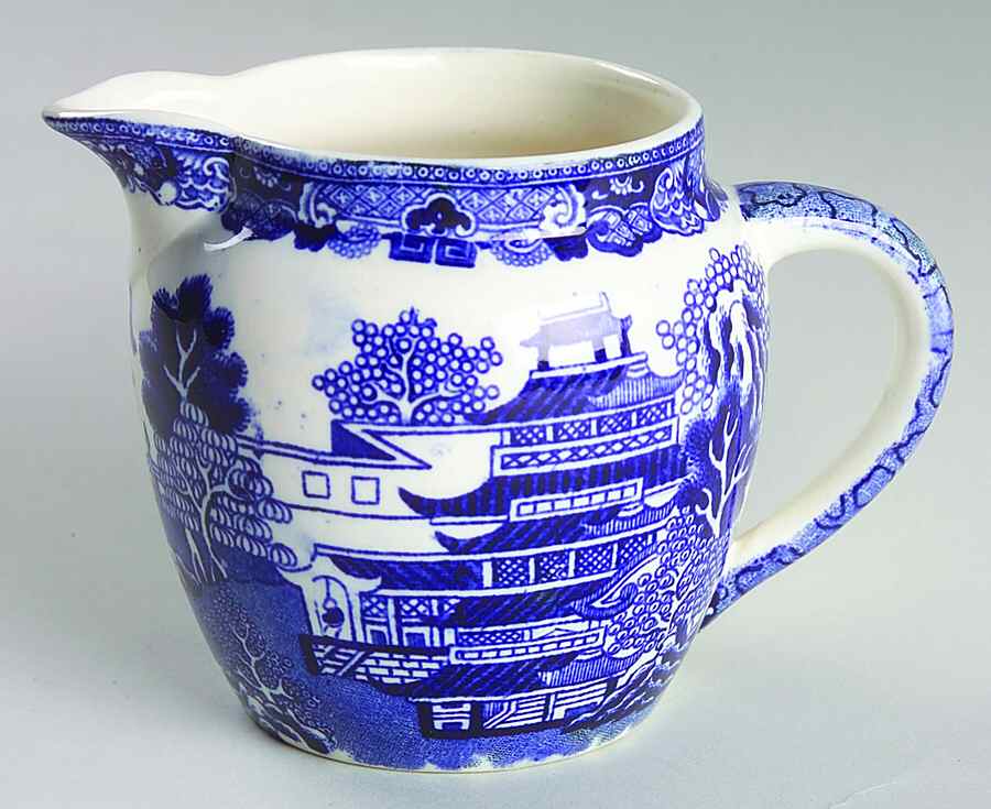 Willow Blue (Smooth) Creamer by Allerton's-1