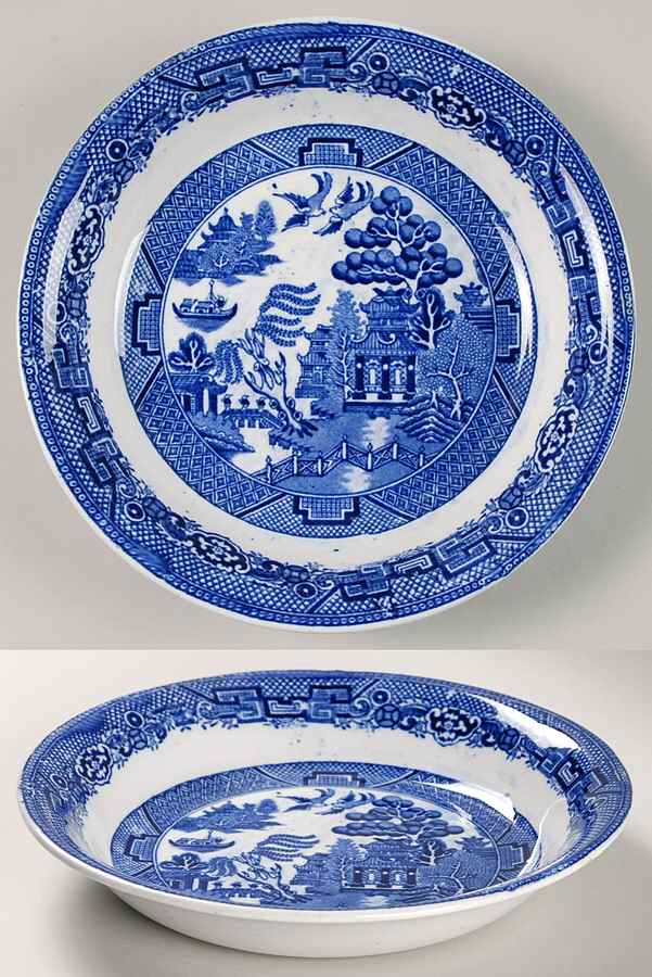 Willow Blue (Smooth) Coupe Soup Bowl by Allerton's-1