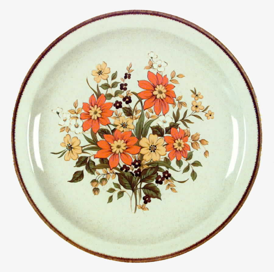 Brook Gardens Dinner Plate by Alpine Mountain-1