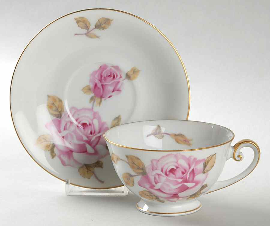 Duet Footed Cup & Saucer Set by Alpine China-1