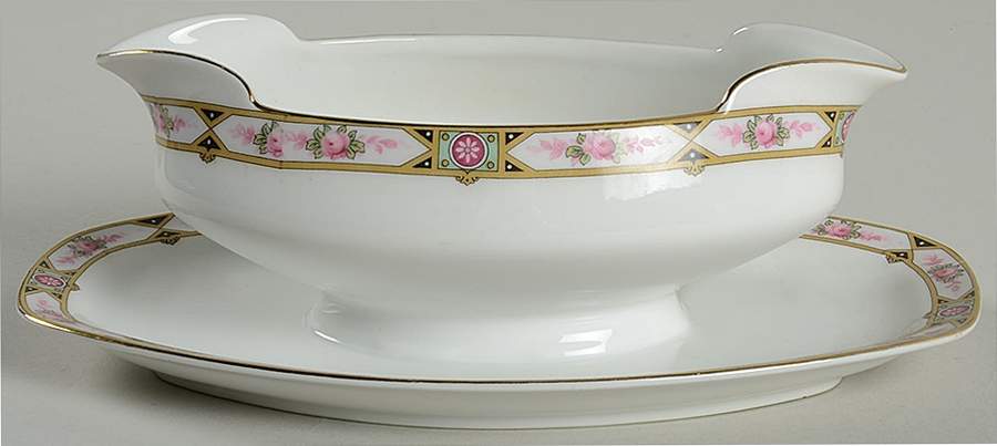 ALT1 Gravy Boat with Attached Underplate by Altrohlau-1