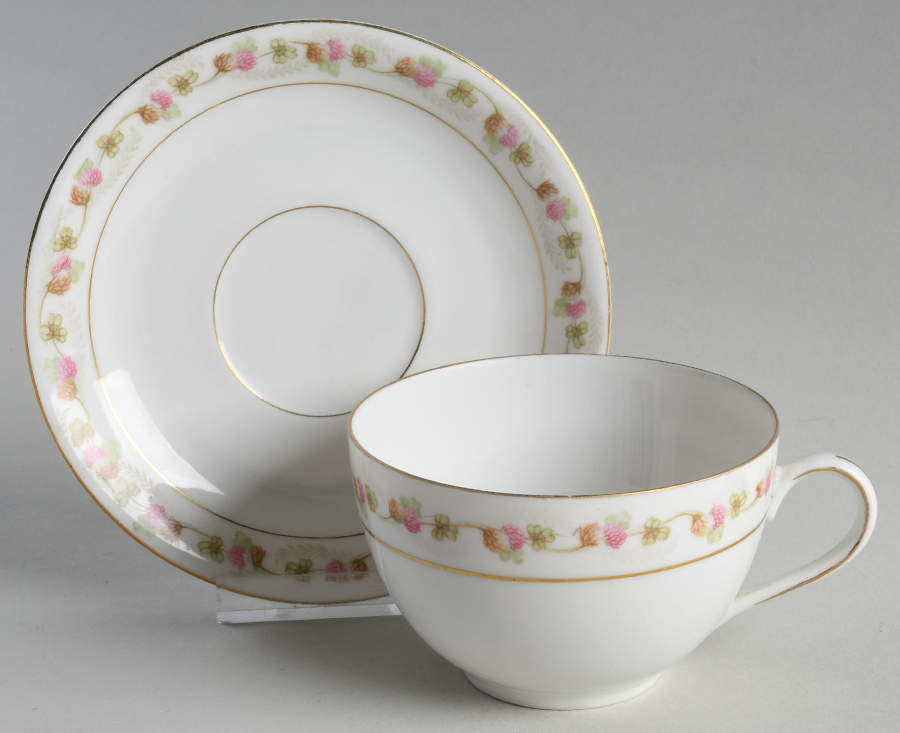 6826 Flat Cup & Saucer Set by Altrohlau-1