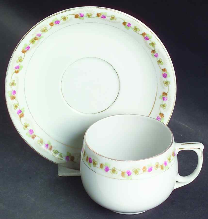 6826 Flat Cup & Saucer Set by Altrohlau-1