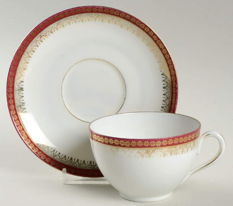 ALT117 Footed Cup & Saucer Set by Altrohlau-1