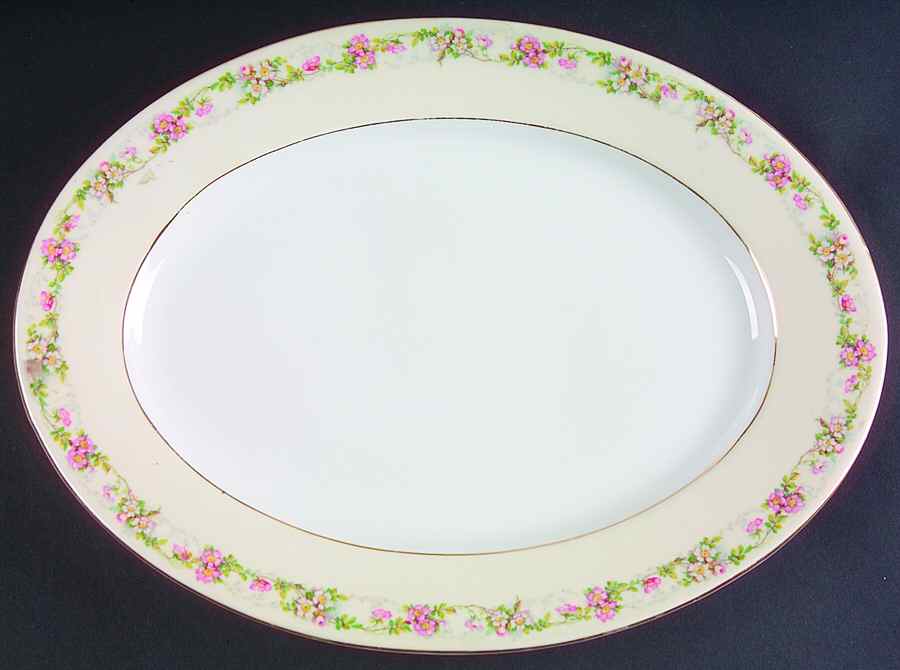 ALT22 13" Oval Serving Platter by Altrohlau-1