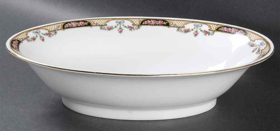 ALT37 10" Oval Vegetable Bowl by Altrohlau-1