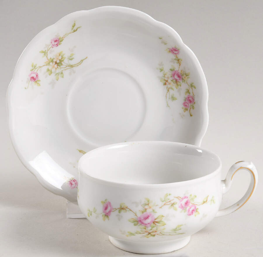 ALT59 Footed Cup & Saucer Set by Altrohlau-1