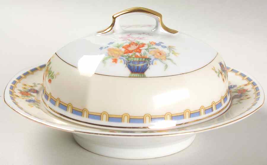 Jardiniere Round Covered Butter by Altrohlau-1
