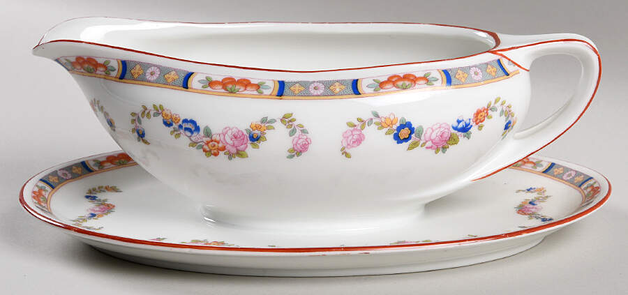 1978 Gravy Boat with Attached Underplate by Altrohlau-1