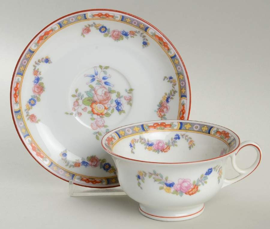 1978 Footed Cup & Saucer Set by Altrohlau-1