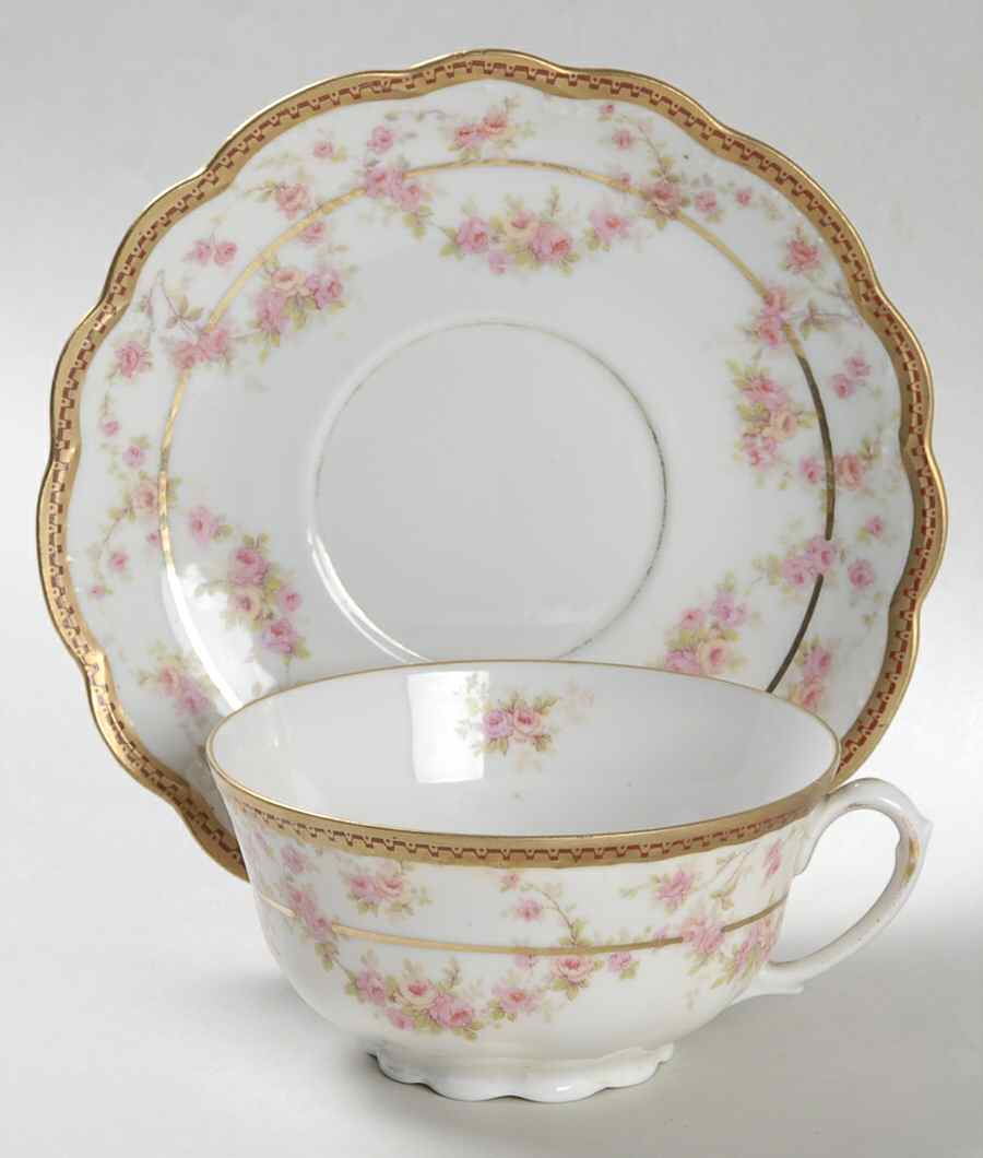 ALT62 Footed Cup & Saucer Set by Altrohlau-1