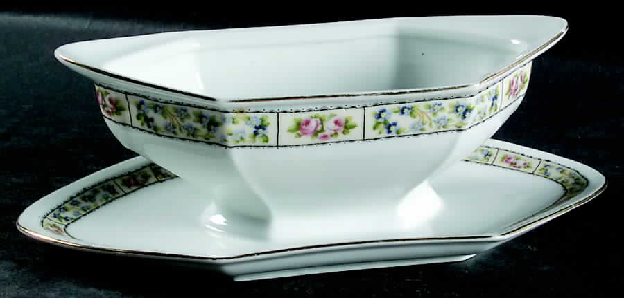 ALT79 Gravy Boat with Attached Underplate by Altrohlau-1
