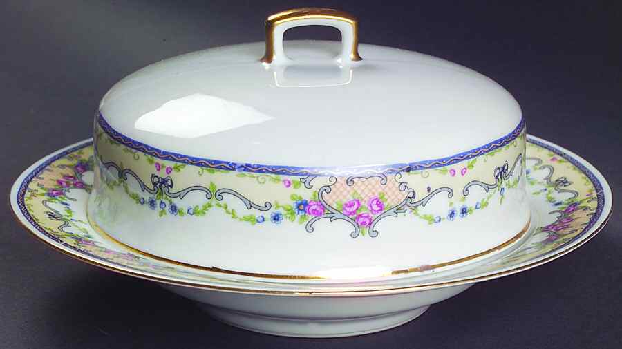 Arabesque Round Covered Butter by Altrohlau-1