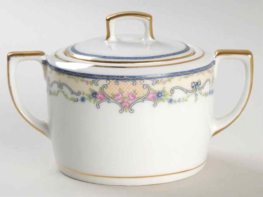 Arabesque Sugar Bowl & Lid by Altrohlau-1