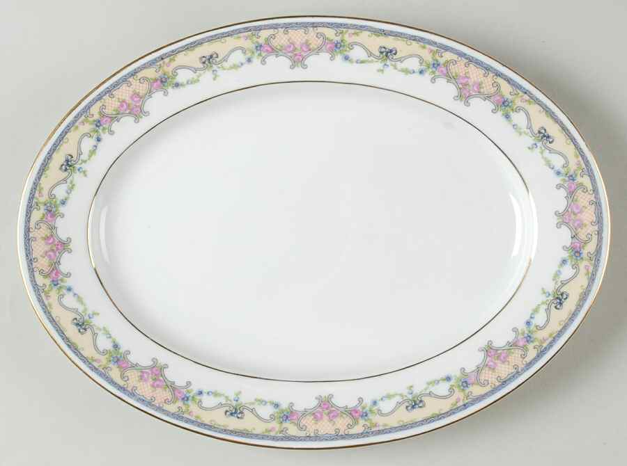 Arabesque 11" Oval Serving Platter by Altrohlau-1
